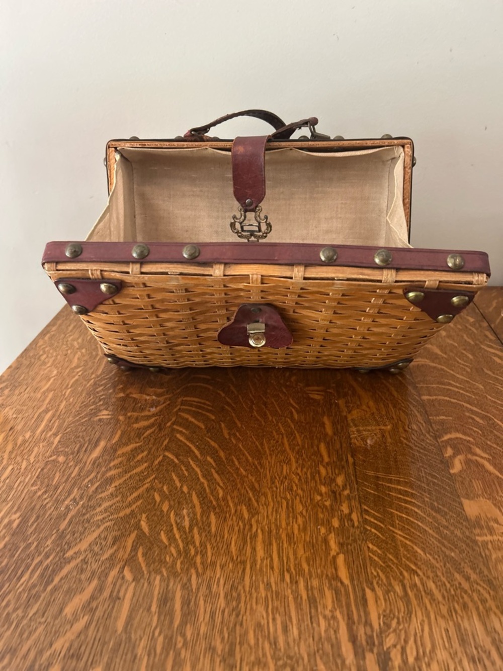 MCM Wicker Hand Bag - Picture 4 of 11